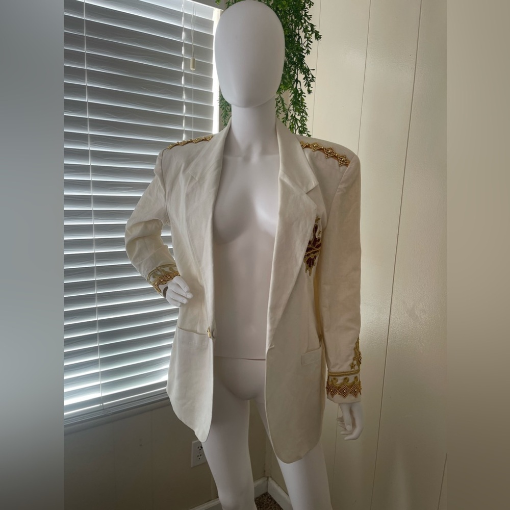 Vintage Beaded Cedars Jacket Size Small